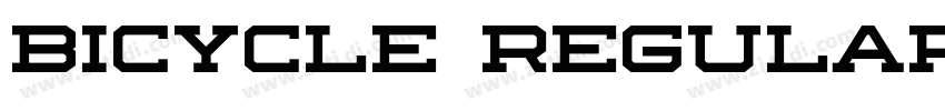 bicycle Regular字体转换
